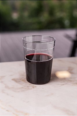 COPO TEXTURIZADO 220 ML - TRANSPARENTE - TOTAL 90 UNIDADES