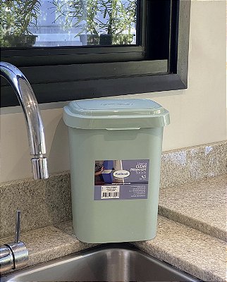 LIXEIRA CLEAN PREMIUM 4,5 LITROS - SORTIDO - TOTAL 12 PEÇAS