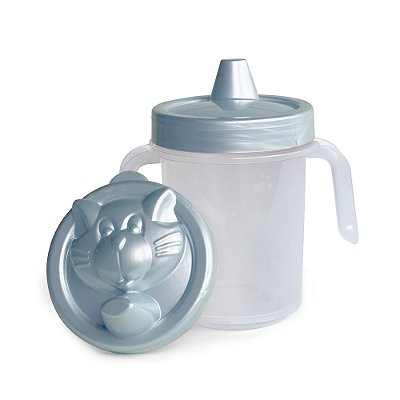 COPO PLASTIMIAU 350 ML COM TAMPA - 24 UNIDADES