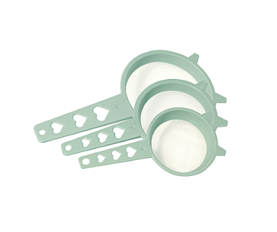 KIT PENEIRAS PLASTILOVERS PREMIUM SORTIDO COM 9, 11 e 15 cm - 42 KITS