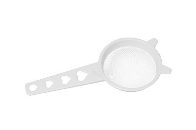 PENEIRA PLASTILOVERS PREMIUM BRANCA 7 cm - 120 UNIDADES