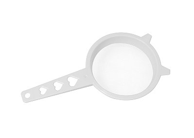 PENEIRA PLASTILOVERS PREMIUM BRANCA 11 cm - 48 UNIDADES