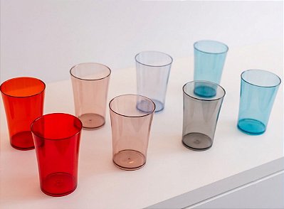 KIT COPO CRISTAL COM 8 - SORTIDO - TOTAL 96 UNIDADES