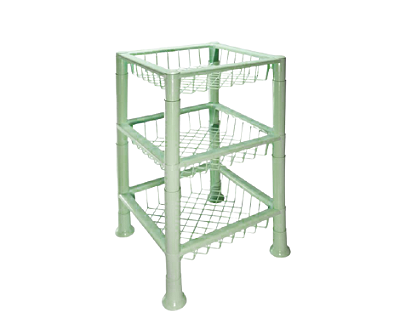 ORGANIZADOR/FRUTEIRA PREMIUM 3 ANDARES - SORTIDO - 5 UNIDADES