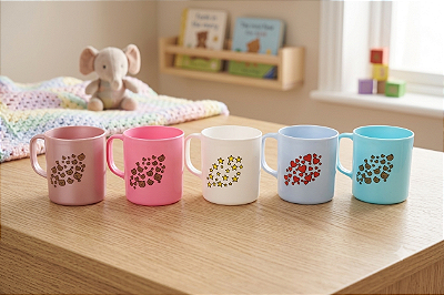CANECA PIN PIN 260 ML - SORTIDA - TOTAL 42 UNIDADES