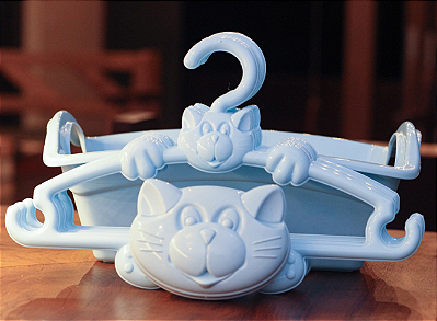 KIT BABY 01 - CABIDE BABY (KIT COM 3 UN) + ORGANIZADOR BABY + SABONETEIRA BABY - TOTAL 12 KITS