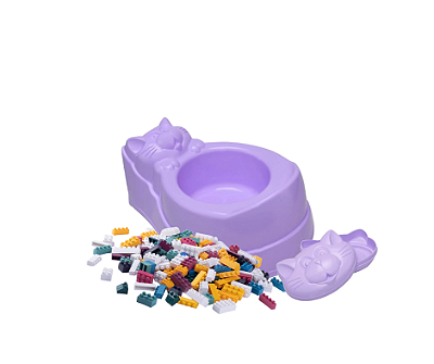 KIT 1 - ASSENTO BABY + BLOCO DE MONTAR + SABONETEIRA BABY - 6 KITS