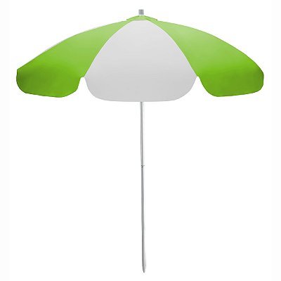 GUARDA SOL SOMBRABELLA 1,60 m BRANCO & VERDE LIMÃO