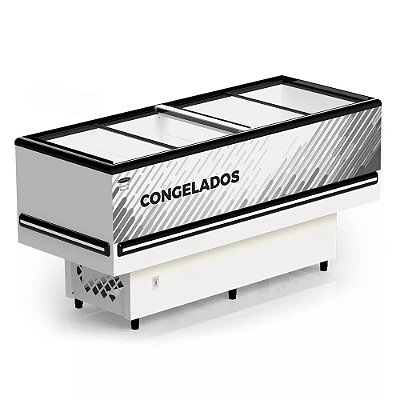 Ilha Para Congelados 2m, Vidro Reto - Ilc-200 (220v)