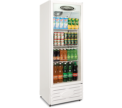 Expositor Geladeira Vitrine Vertical Refrigerada 400L ERV-400
