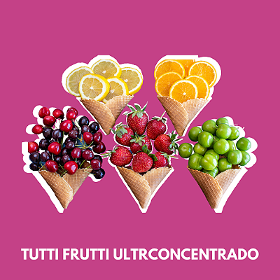 Essência Tutti Fruti Chiclete Ultraconcentrado - 100 ml
