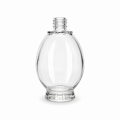 Frasco Em Vidro 238 Rosca 18 Transparente 100 ml