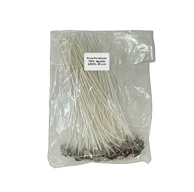 Pavios de madeira de 8x90 mm para fazer velas. Fácil de usar! Cantidad Pack  de 10