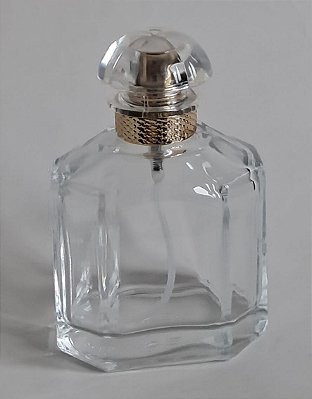 Frasco em Vidro Mon Guerlain Válvula Dourada 50mL