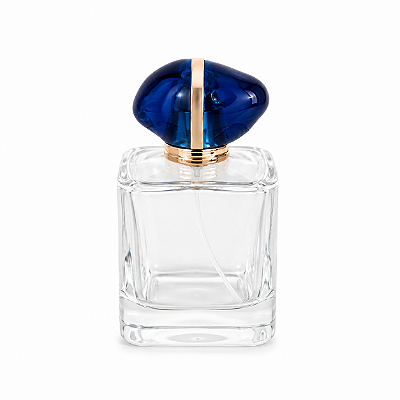 Frasco em Vidro My Way Com Válvula Dourada 100mL