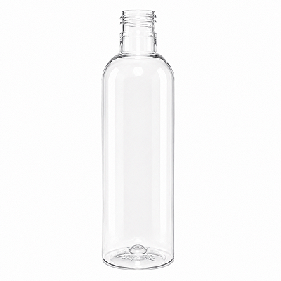 Frasco Pet Cilindrico Transparente Rosca 24-240mL