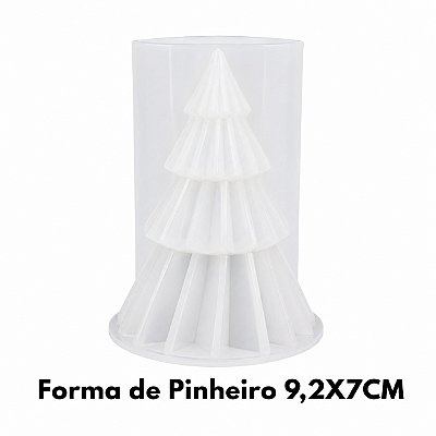 Molde de Silicone Pinheiro 9,2x7cm