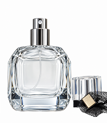 Frasco em Vidro Lady Transparente V. Prata 30mL
