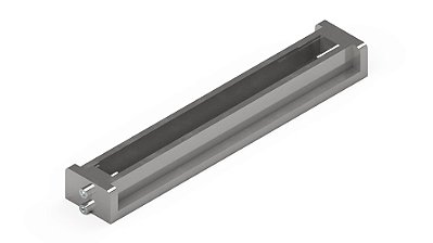 Forma prismatica 25x25x285mm simples