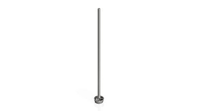 Helice em inox tipo turbina com haste de 35cm