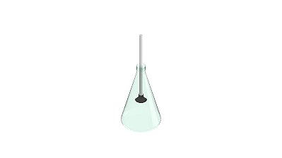 Armadilha de Wildman 1L com haste de inox e ventosa de borracha