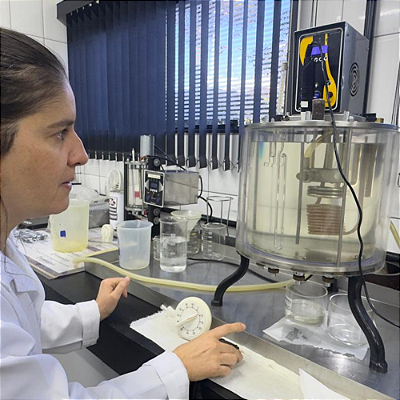 Certificado de calibração rastreavel em Viscosimetro capilar Zeitfuchs conf. normas ASTM D445 e D446