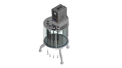 Banho Viscosimetro Cinematico para Gelatina 5 provas sem refrigeracao