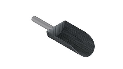 Colher para molde de corpo de prova DIAM. 10X20CM