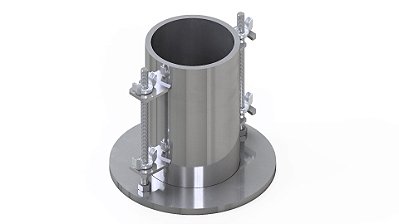 Molde cilindro Proctor DIAM. 4" com colar e base