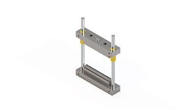 Molde diametral para tracao indireta (Portico de Lottman) para corpo de prova 100mm