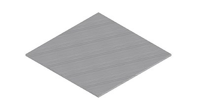 Placa de zinco (ZN) 100X10 MM