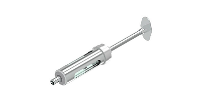 Seringa metalica para filtragem de oleo