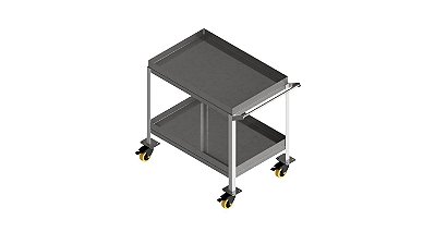 Carrinho de Transporte com duas Plataformas