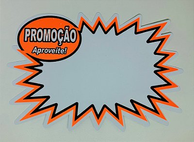 Etiqueta PVC Promoção Explosão - 10 unid.
