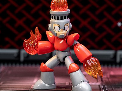 Figura Fire Man - Mega Man - 1/12 Scale - Jada Toys