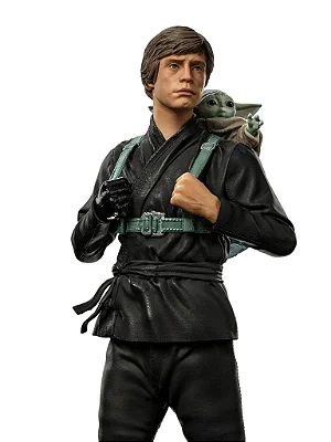 Estátua Luke Skywalker and Grogu Training Ver. - Book of Boba Fett - Art Scale 1/10 - Iron Studios