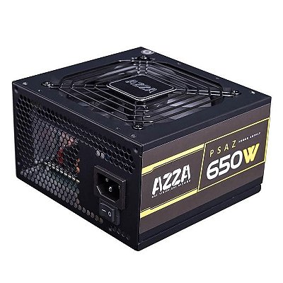 FONTE REAL AZZA  650W 80 PLUS BRONZE