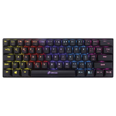 MINI TECLADO MECÂNICO OEX GAME ZIGGY (SWITCH RED OUTEMU) TC607