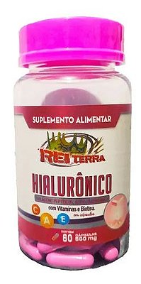 Ácido Hialurônico 60 Caps - 500mg - Hidrata Pele