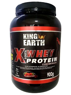 Whey Protein Concentrado S/ Baunilha 900g - King Earth