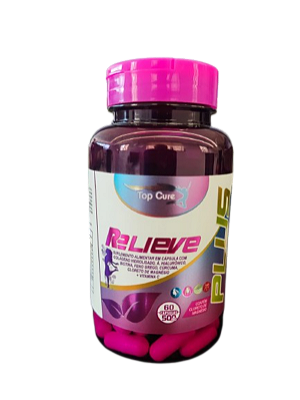 Relieve Plus 60 Capsulas-500mg - Menopausa,Cabelo,Pele,Unhas