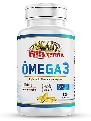 Ômega 3 EPA-360 DHA-240 120 Capsulas-1000Gr