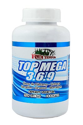 Top Mega ômega 3,6,9 120 Caps -  1000Mg