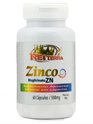 Vitamina Zinco 60 Caps.-500mg