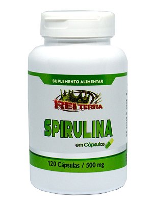 SPIRULINA 120 CPS 500 MG