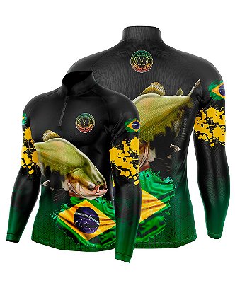 Camisa para pesca - Play Pesca - Tamba Brasil - Com proteção UV50