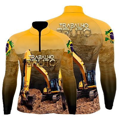 Camiseta Agro Bruto - Cavalo Manga Larga - Proteção UV 50+ - Play