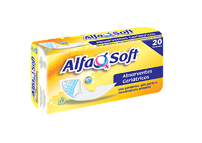 Absorvente Geriátrico ALFASOFT - FARDO COM 200 UNIDADES