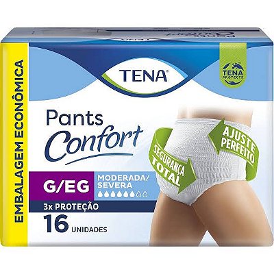 FRALDA TENA PANTS G/EG - 64 TIRAS