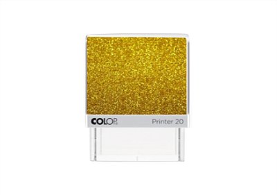 Carimbo Glitter Dourado